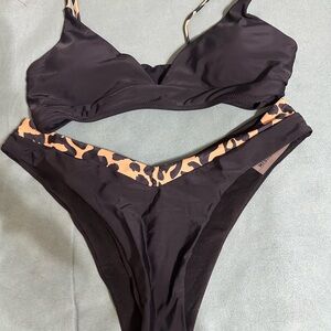 SHEIN Black Bikini Set